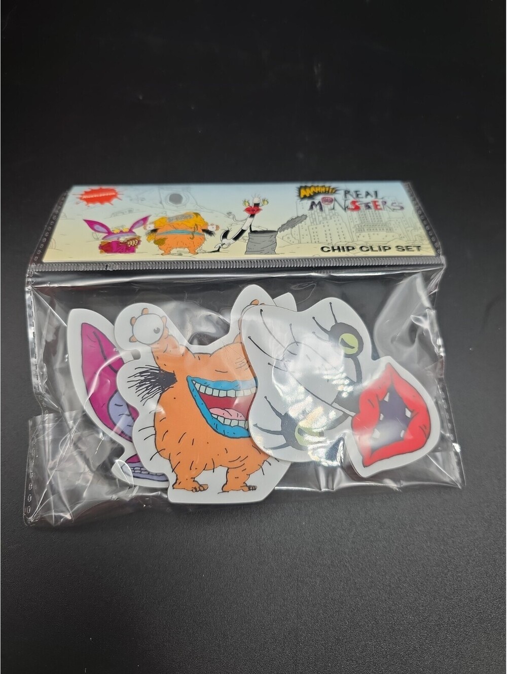 2017 New Aaahh! Real Monsters Bag Chip Clip Set Nickelodeon Nick Box Exclusive